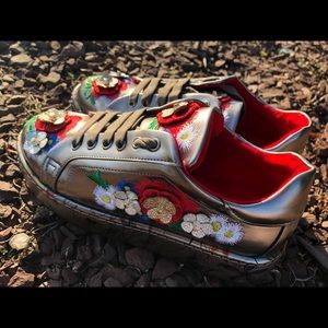 Seniorah Sneaker Silver Flowers 🌸